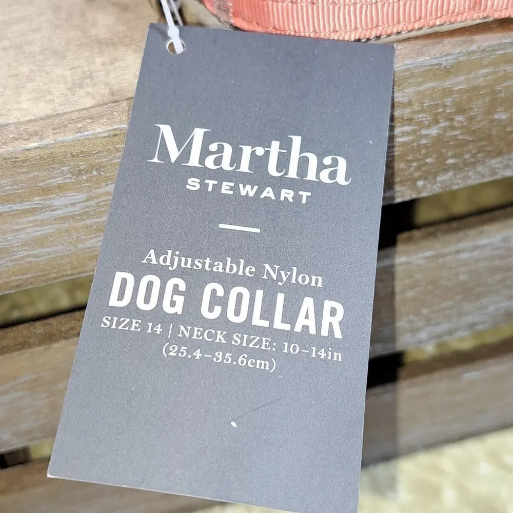 NWT Martha Stewart Dog Collar pet collar
